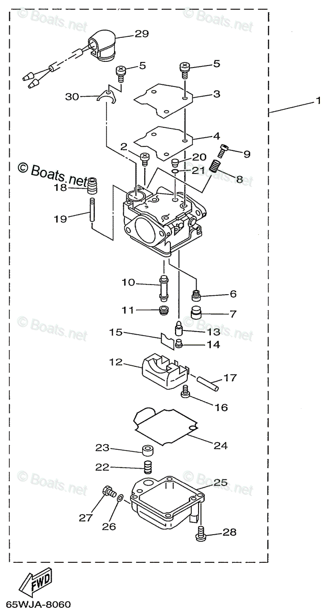 Yamaha Outboard Oem Parts Diagram For Carburetor Boats Net