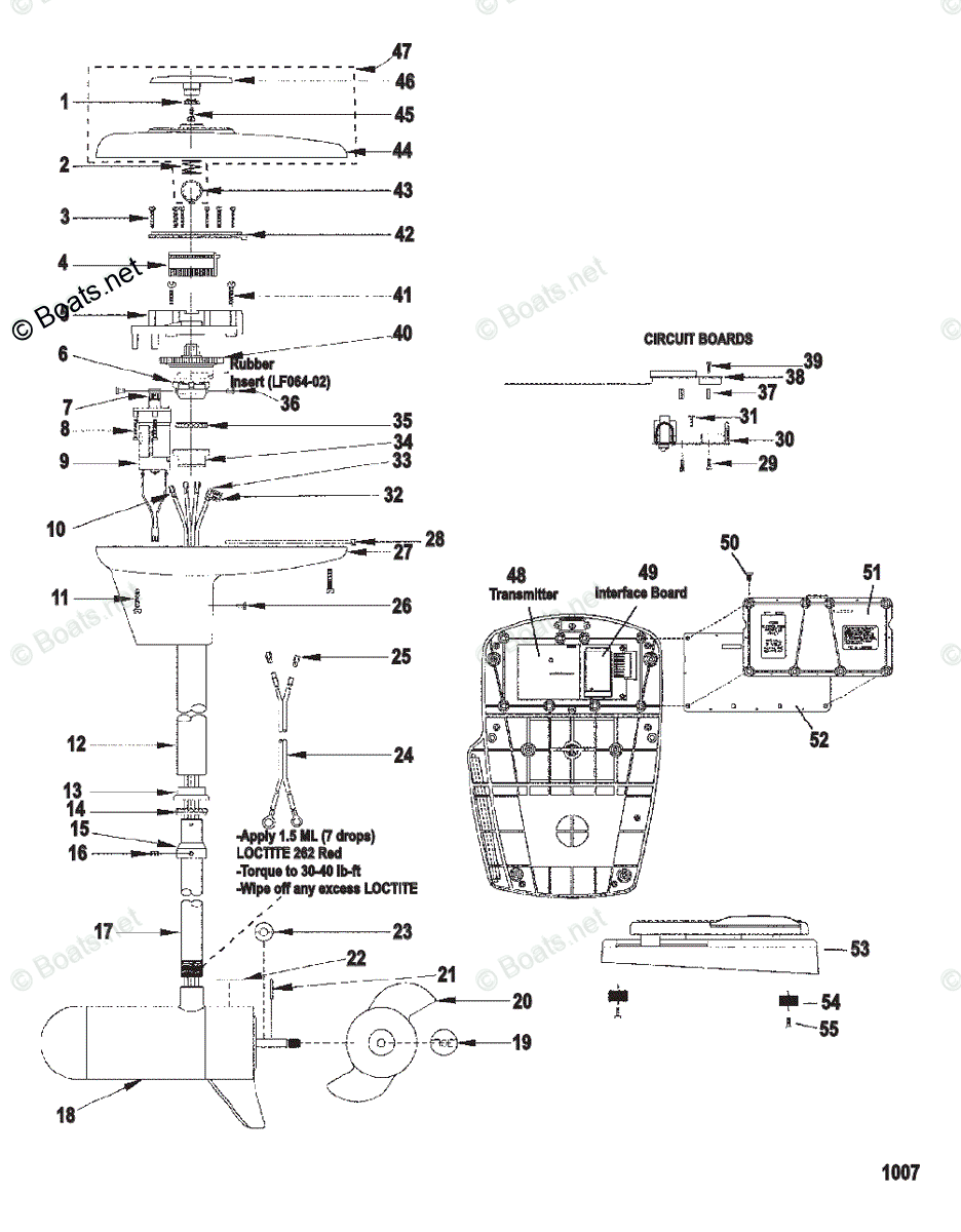 Motorguide Trolling Motor Motorguide Lazer Ii Series Oem Parts Diagram