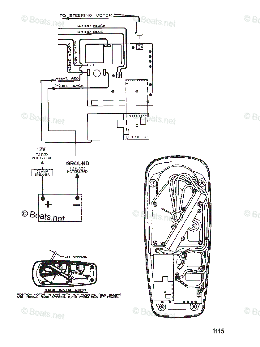 Motorguide Trolling Motor MotorGuide Lazer II Series OEM Parts Diagram For Wire Diagram Model