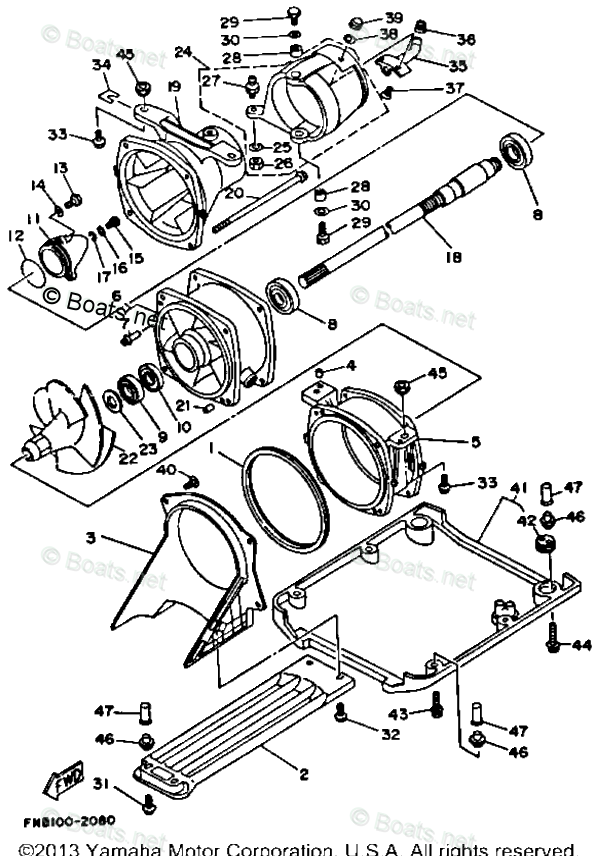 Yamaha Waverunner Parts Diagram