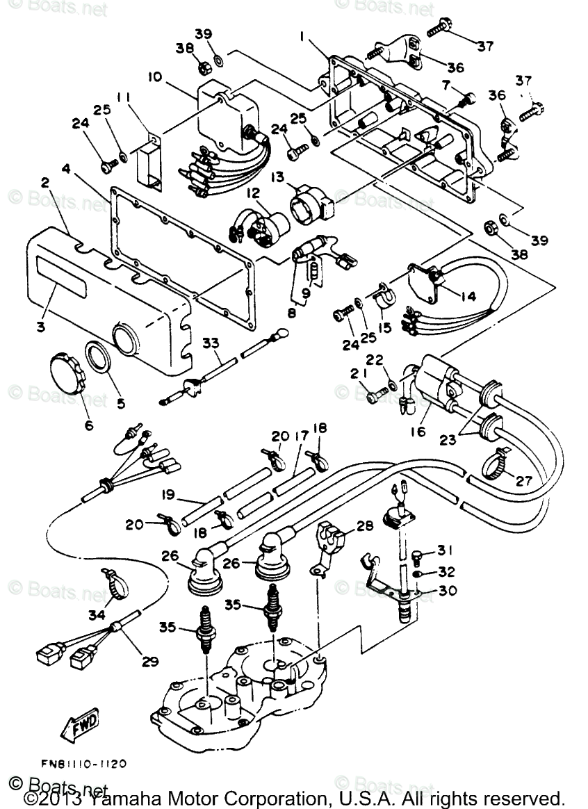 Yamaha Wiring Diagram Schematic 95 1100 - Wiring Diagram Schemas