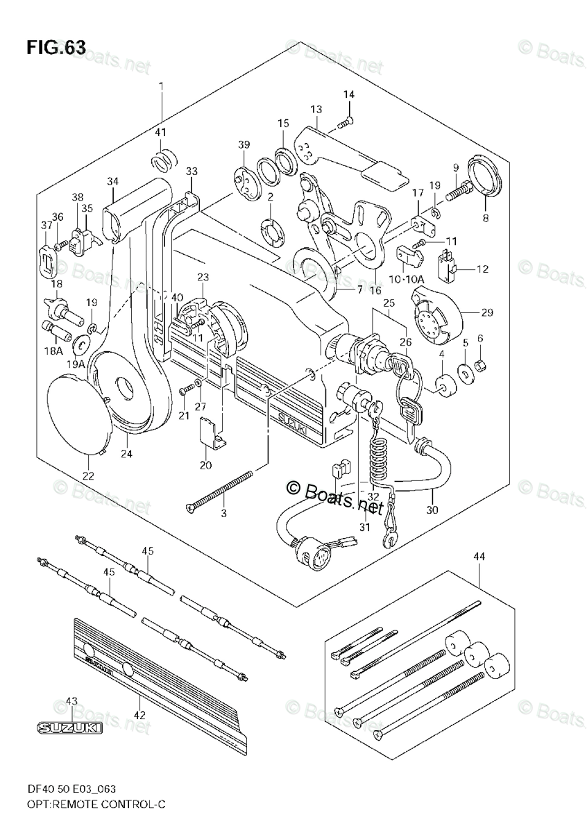 Suzuki Outboard 50hp Oem Parts Diagram
