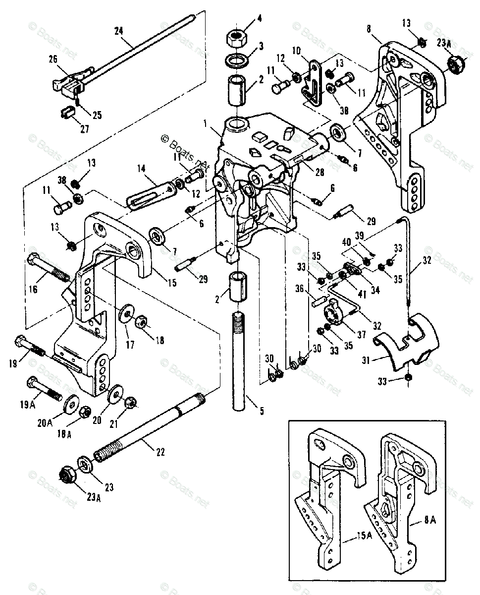 35 hp force outboard parts