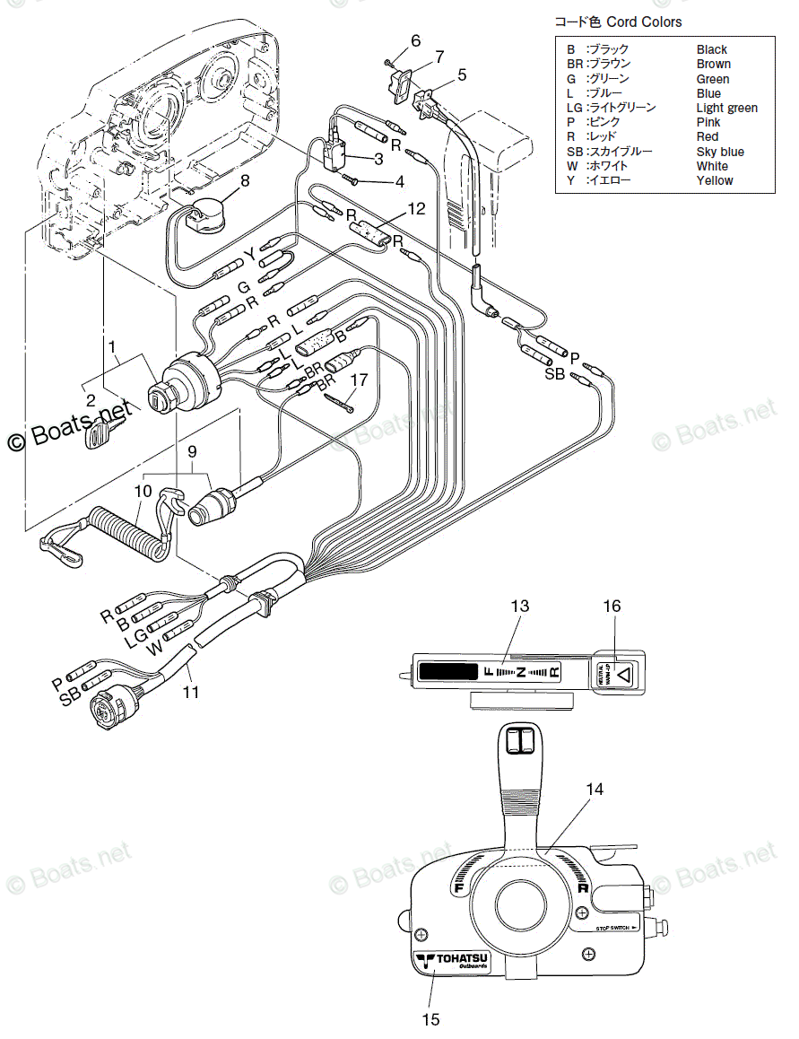 Honda Outboard Remote Control Wiring Diagram - http://eightstrings