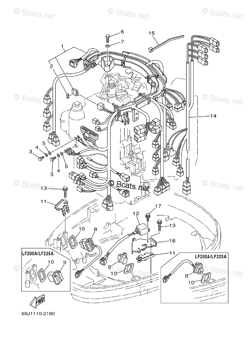 Yamaha Outboard Parts By Year 2002 Oem Parts Diagram For