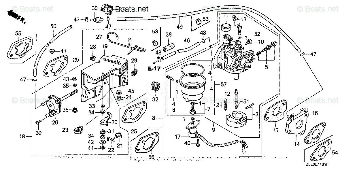 Honda Small Engine Parts GX340 OEM Parts Diagram for ... honda engine schematic diagram 