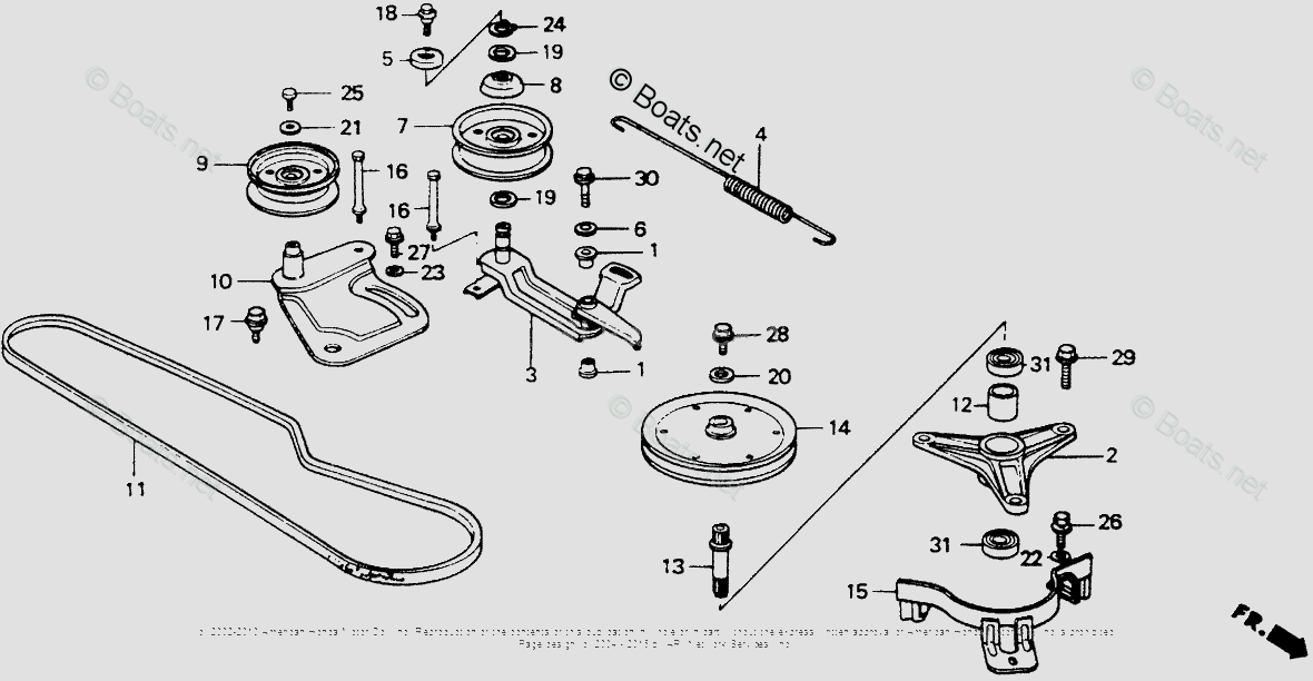 honda 2315 deck belt