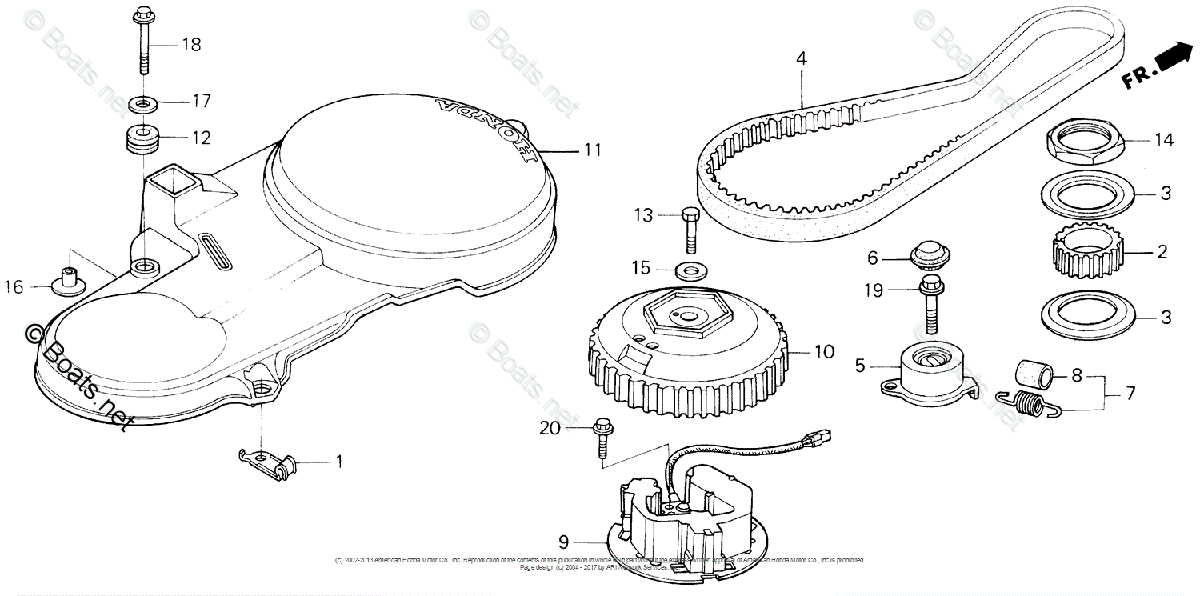 Honda Outboard Parts by Year Pre - 1997 OEM Parts Diagram ...