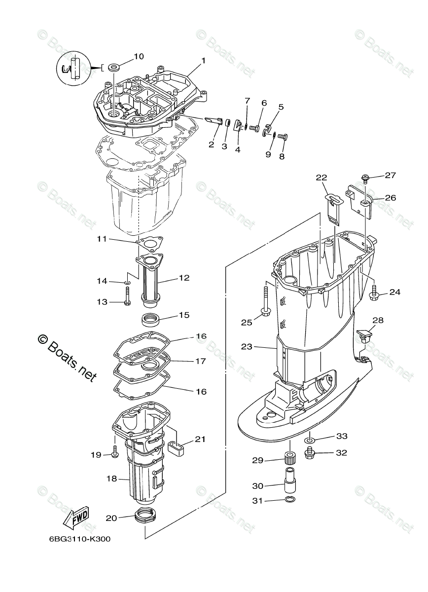 40 Hp Yamaha Outboard Motor Parts Diagram | Reviewmotors.co