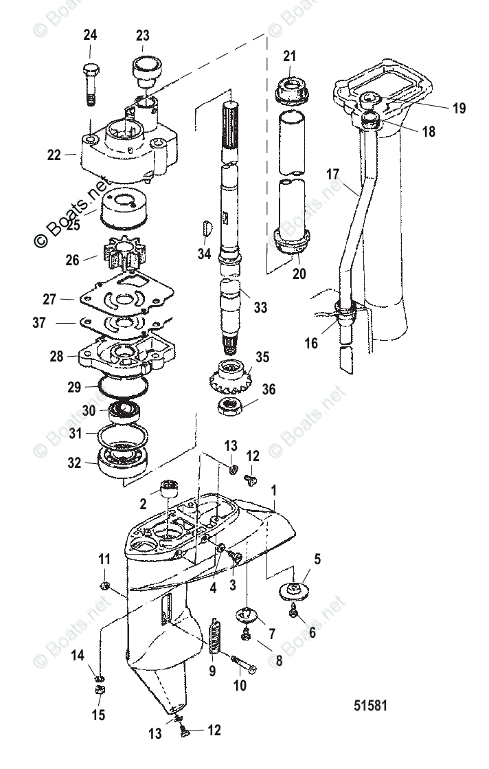 Mercury Mercury & Mariner Outboard Parts by HP & Liter 9.9HP OEM Parts