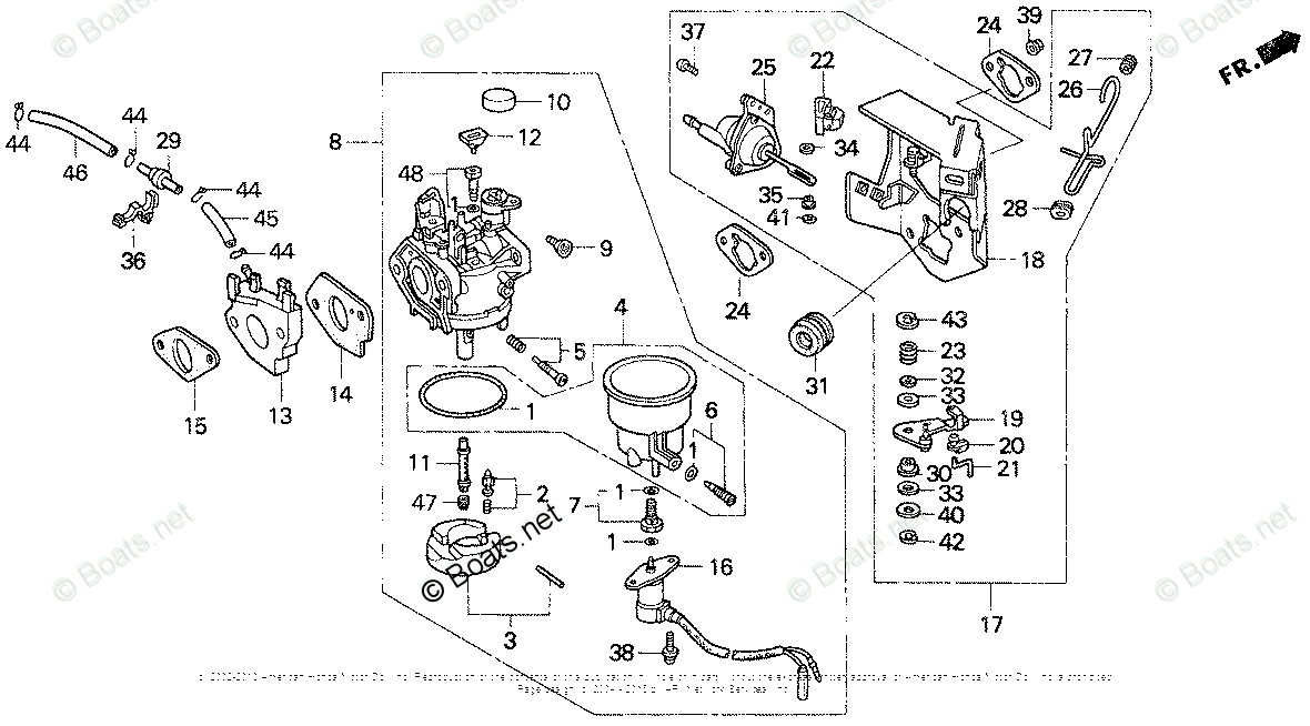 Honda GX390K1 ED6 Generator Carburetor