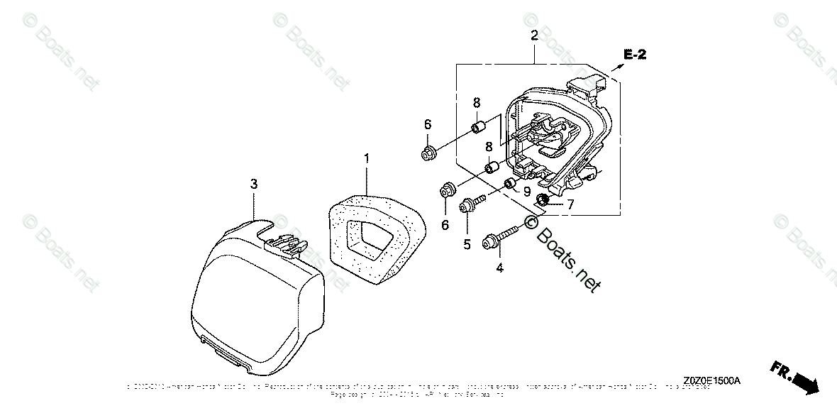 Honda Small Engine Parts GX35 OEM Parts Diagram for Air ...