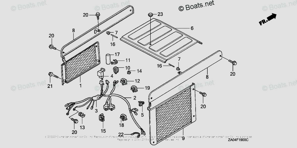 Honda Generator Parts EL5000 A VIN# GX360-1000001 TO GX360 ...