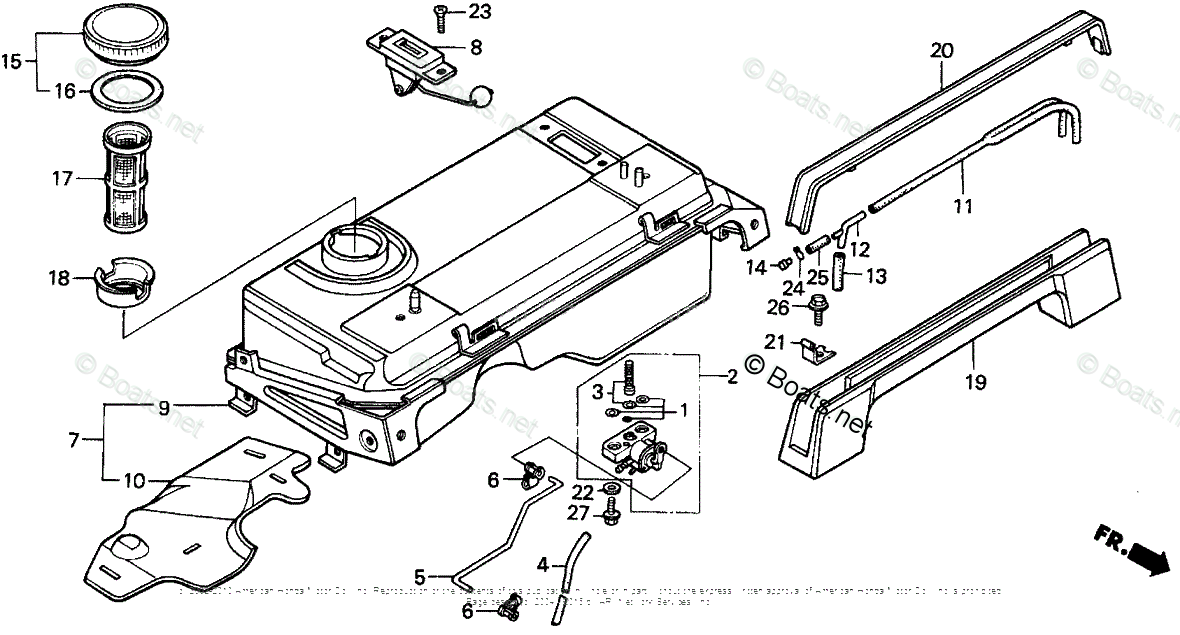 Honda Generator Parts EX1000 A VIN# EA4-1000001 TO EA4 ...