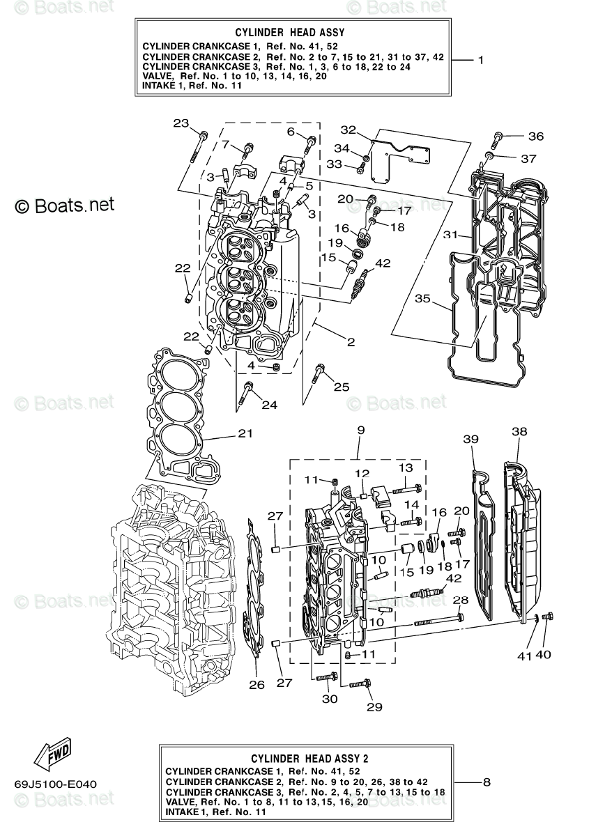 Yamaha Outboard Parts by Year 2006 And Later OEM Parts Diagram for