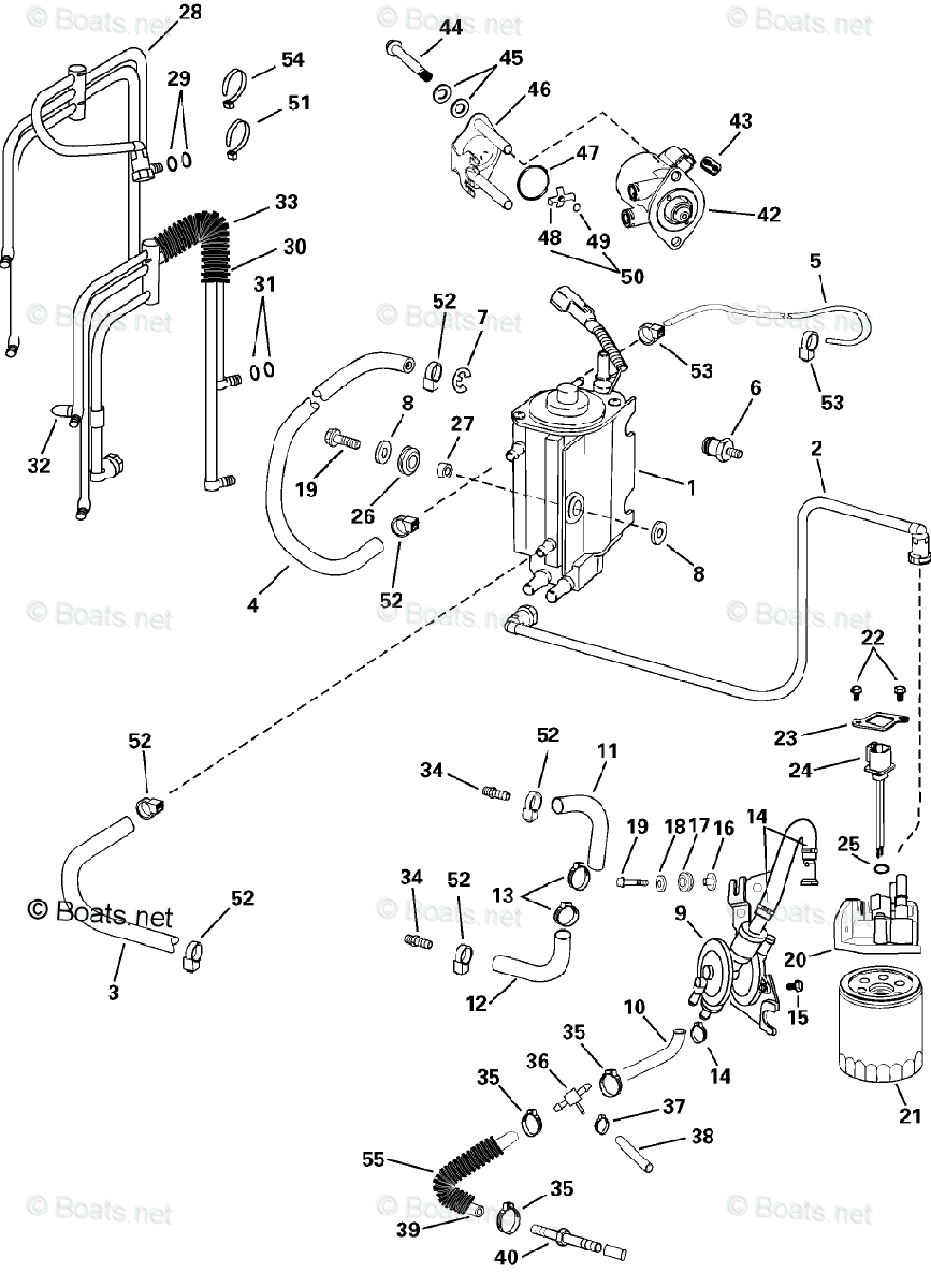 Evinrude Outboard Parts By Year 2002 Oem Parts Diagram For