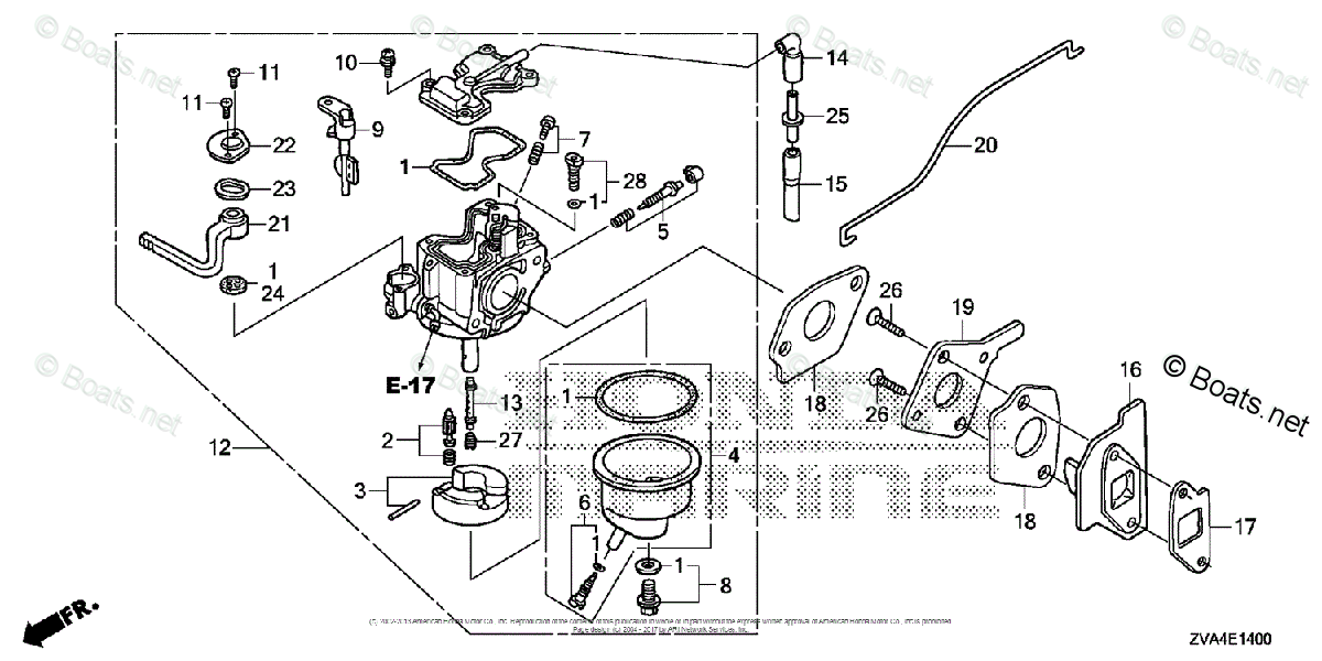 Honda Outboard Motor Parts Diagram Reviewmotors co
