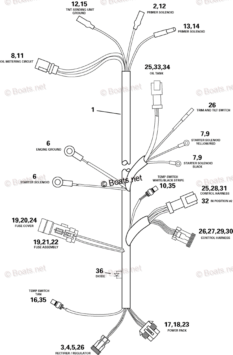 Johnson Outboard Parts By Year 2002 Oem Parts Diagram For