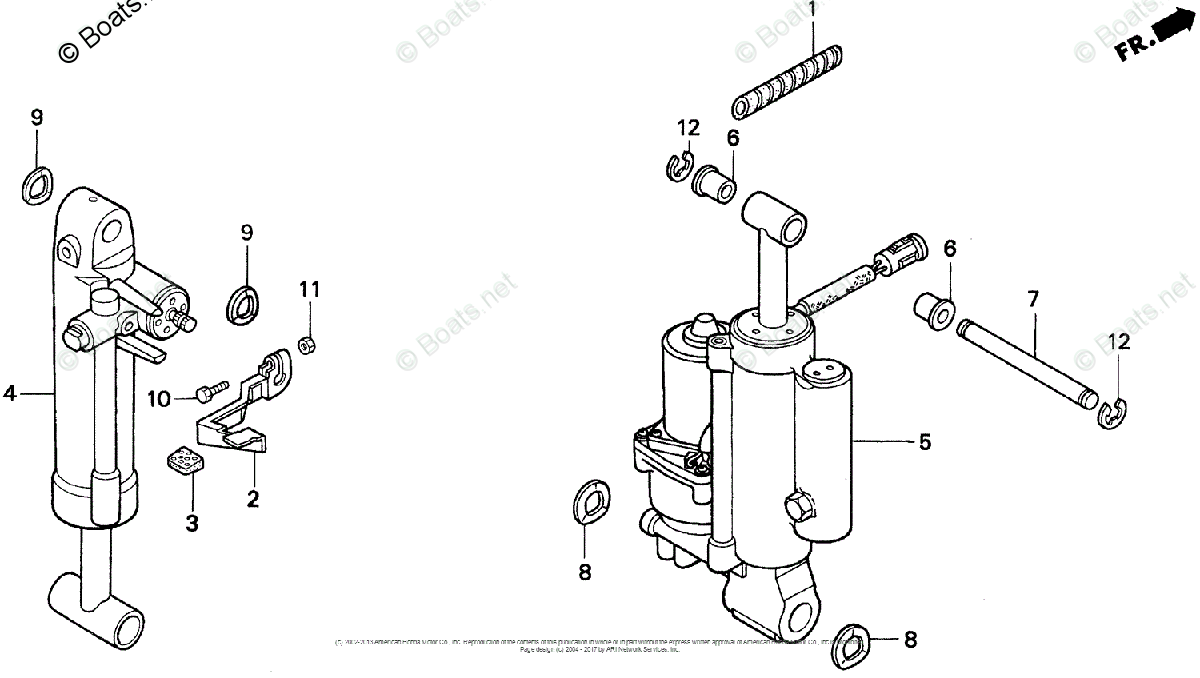 Honda Outboard Parts by HP & Serial Range 50HP OEM Parts ...