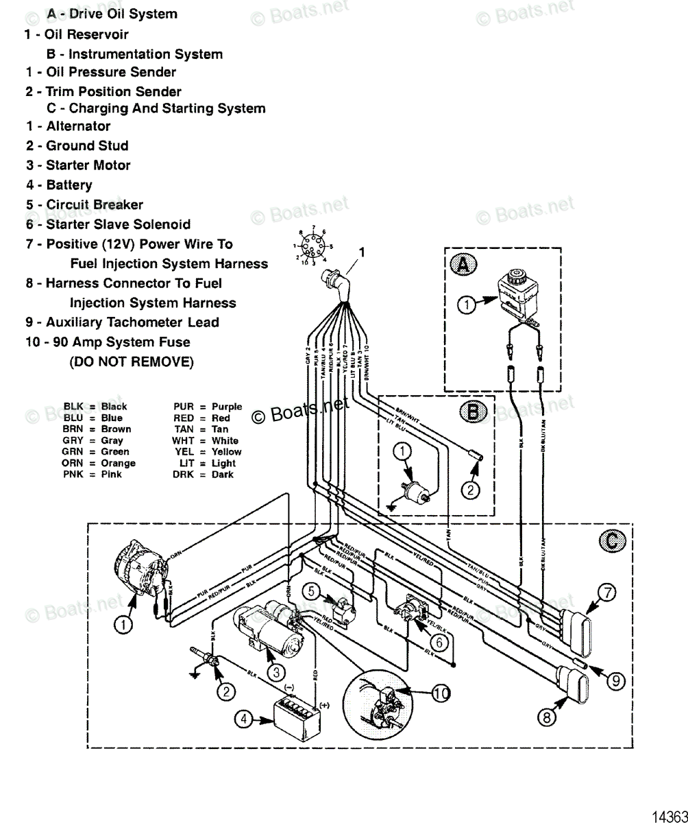 Mercruiser 5 7 Alternator Wiring Diagram - Wiring Diagram