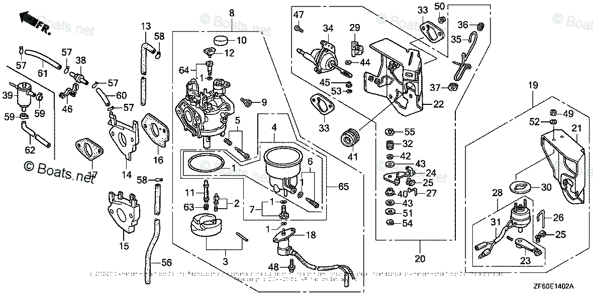 Honda Small Engine Parts GX390 OEM Parts Diagram for ...