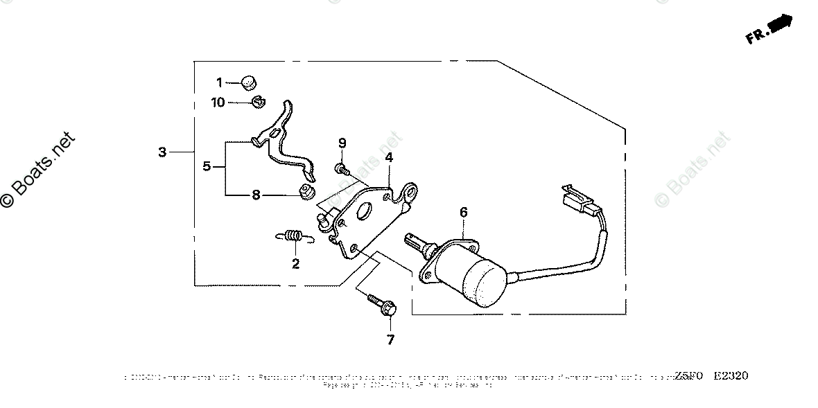 Honda Small Engine Parts GX240 OEM Parts Diagram for AUTO ...