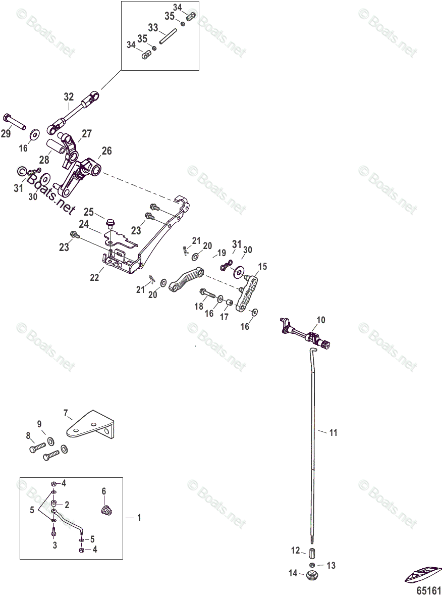 Mercury Outboard Remote Control Diagram - Wiring Draw And Schematic