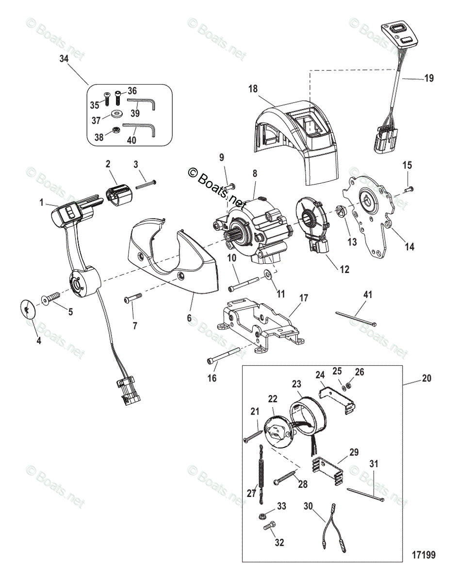 Mercury Rigging Parts & Accessories Remote Controls And Components OEM ...