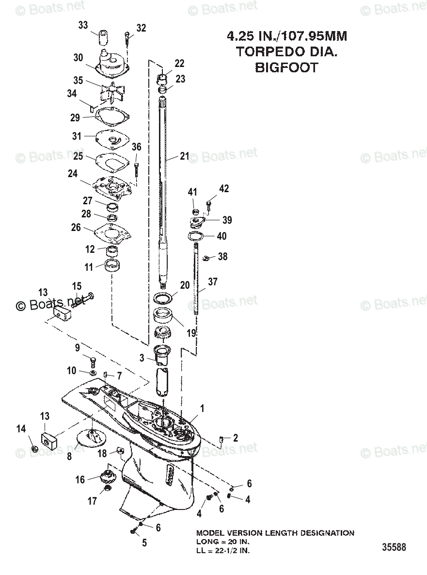 Mercury 60 Hp Bigfoot Parts Diagram | Reviewmotors.co