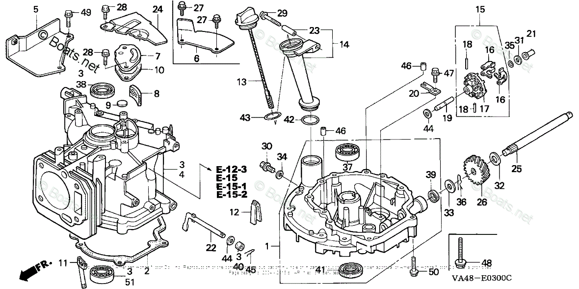 Honda Lawn Mower Parts HRC216K1 HXA-A VIN# MZAN-6176481 TO ...