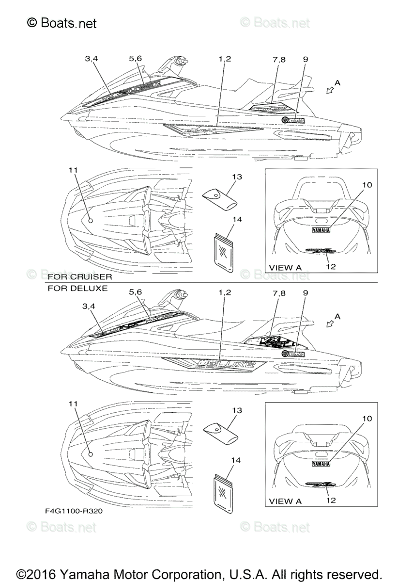 Yamaha Waverunner Parts Catalogue