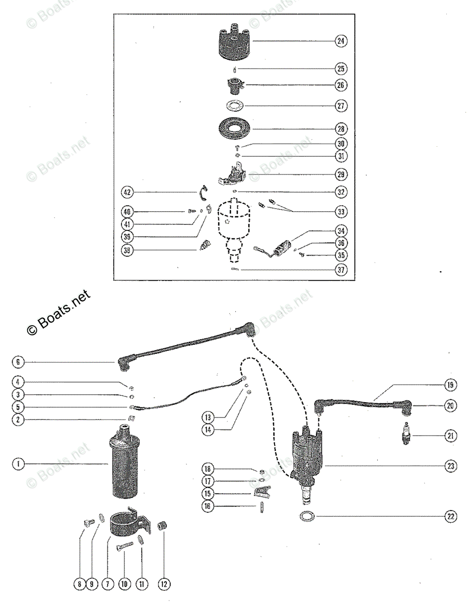 Mercury MerCruiser Sterndrive Parts by Size & Serial Engines - Gas OEM