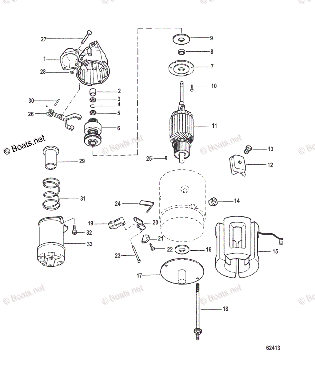 Mercury MerCruiser Sterndrive Parts by Size & Serial Engines - Gas OEM