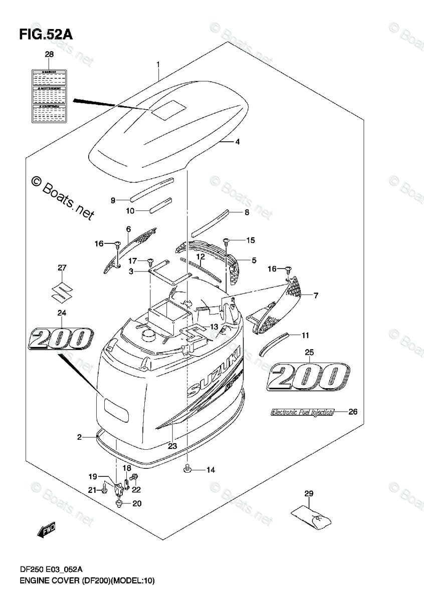 Suzuki Outboard Parts by Year 2006 OEM Parts Diagram for ... suzuki outboard engine diagram 