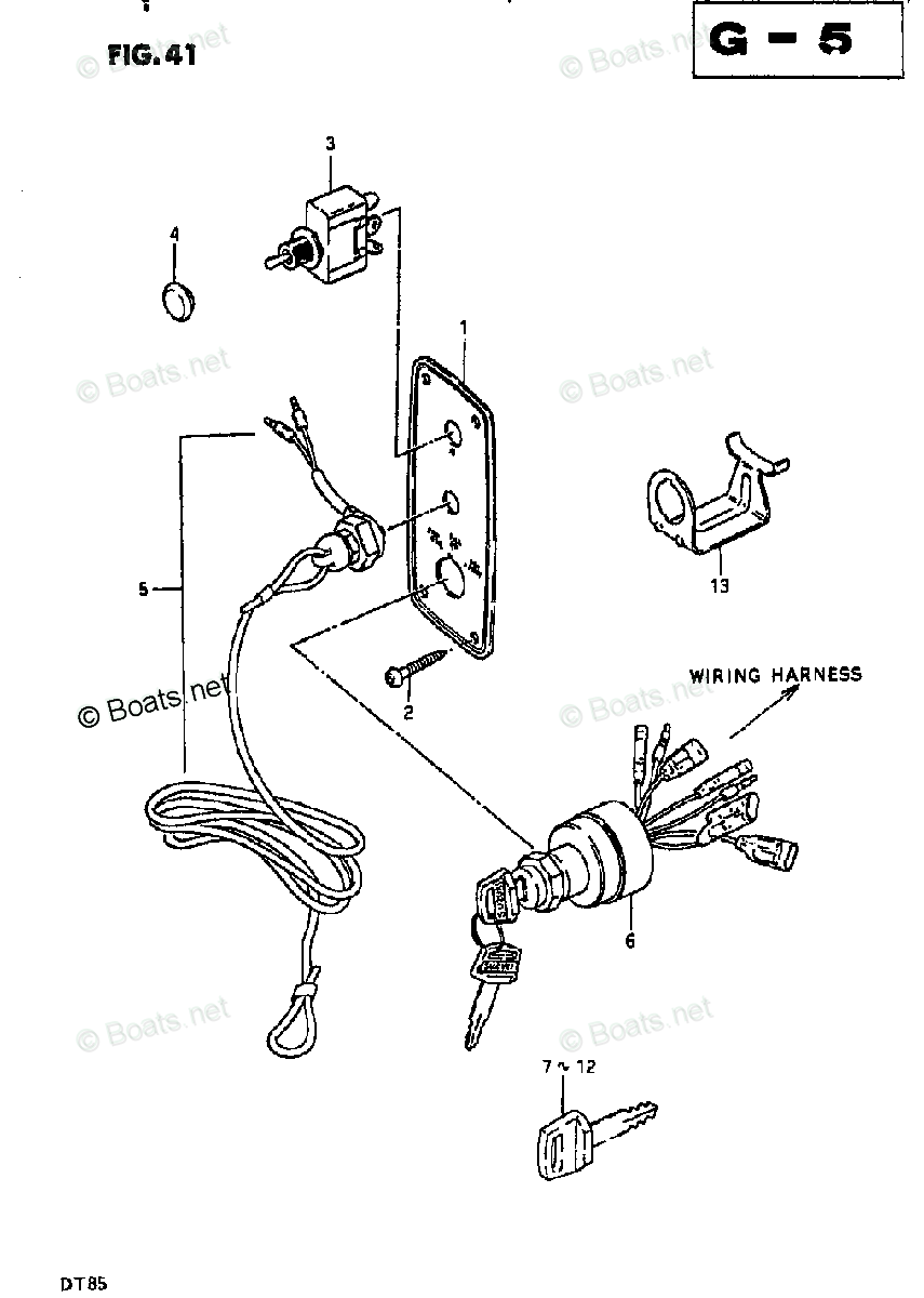 Ignition Switch Wiring Suzuki Outboard Wiring Harness Diagram from cdn.boats.net