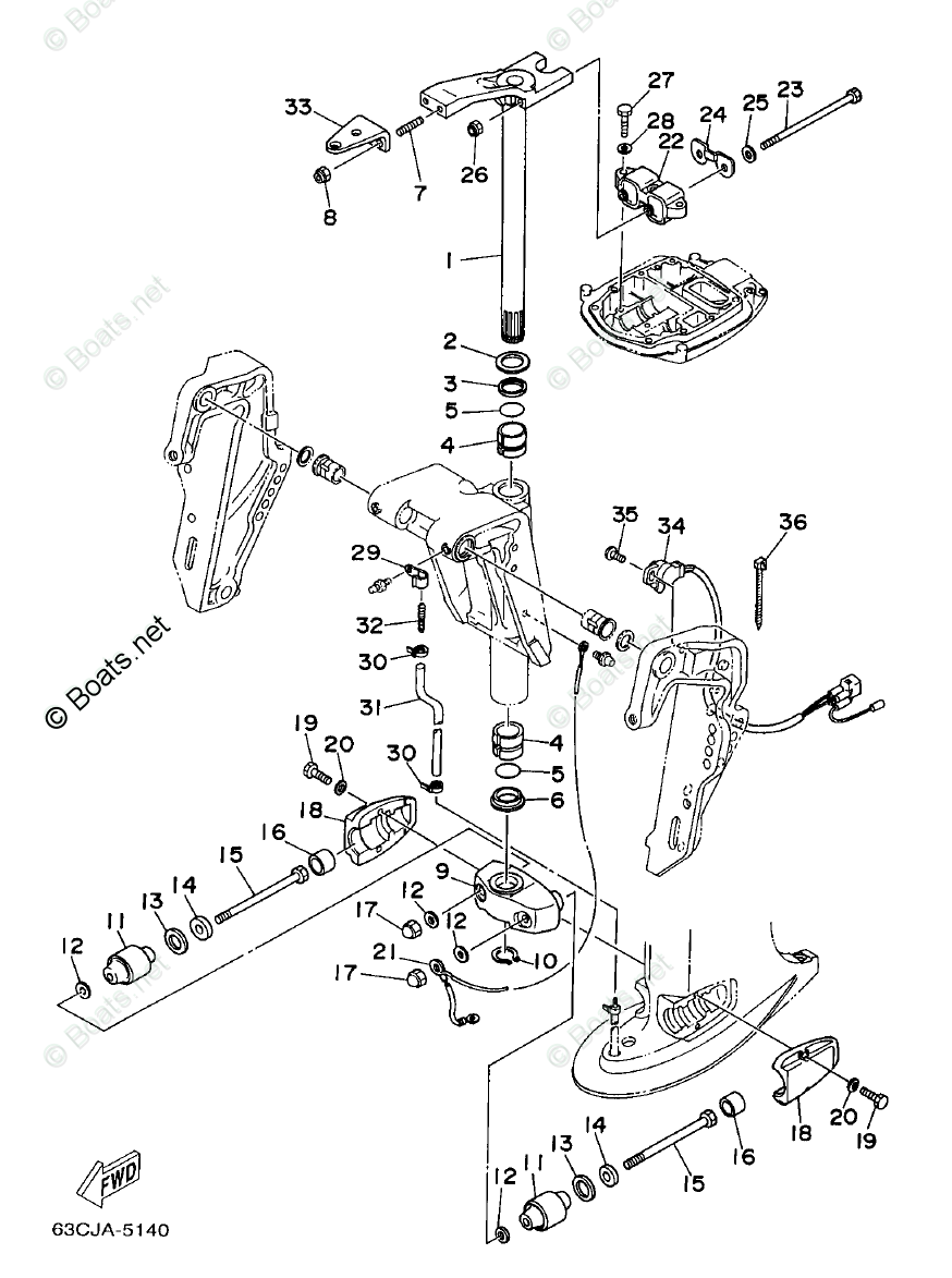 Yamaha Outboard Motor Parts Diagram Reviewmotors Co