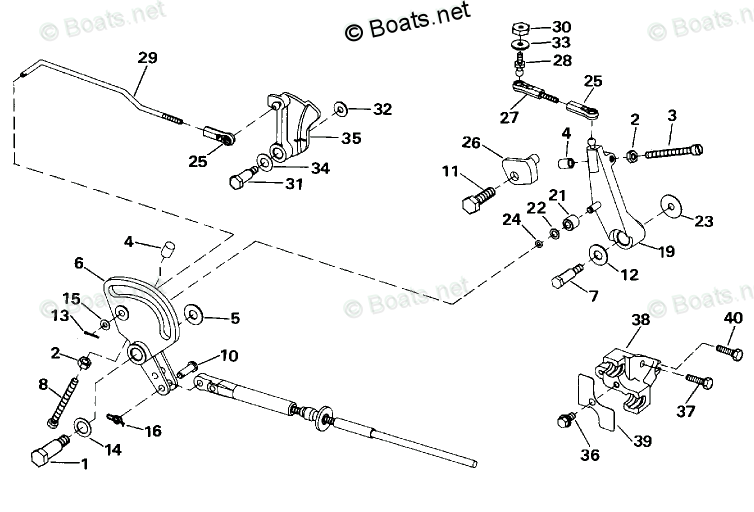 Evinrude Outboard Parts By Hp 48hp Oem Parts Diagram For