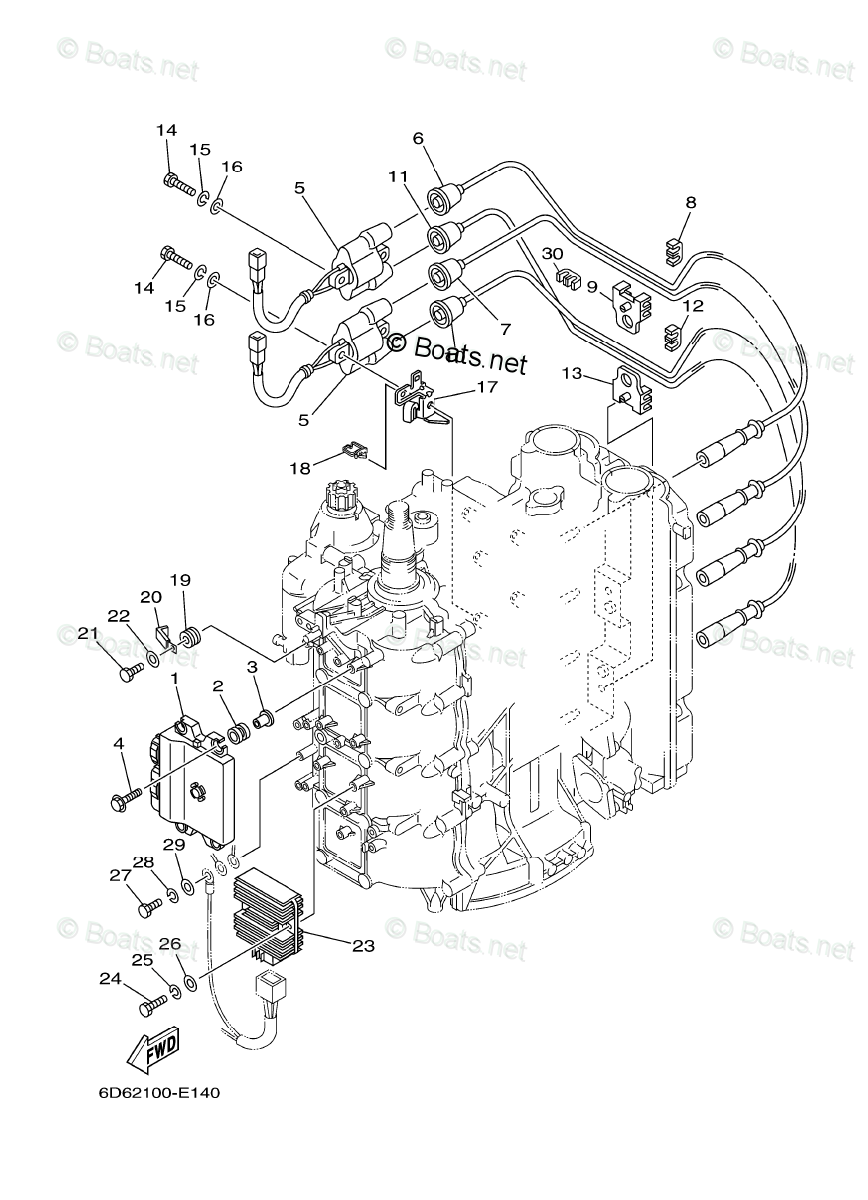 Yamaha Outboard Motor Parts Diagram
