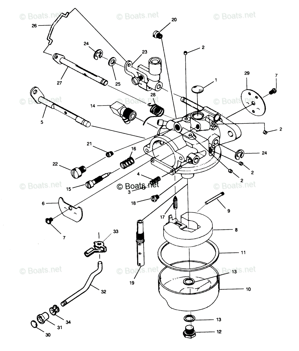 Mercury Outboard Parts By Year  Mercury  Mariner  Mark
