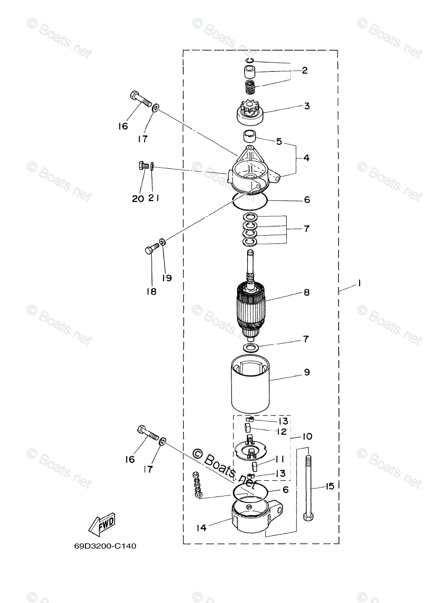 Yamaha Outboard Parts by Year 2006 And Later OEM Parts Diagram for