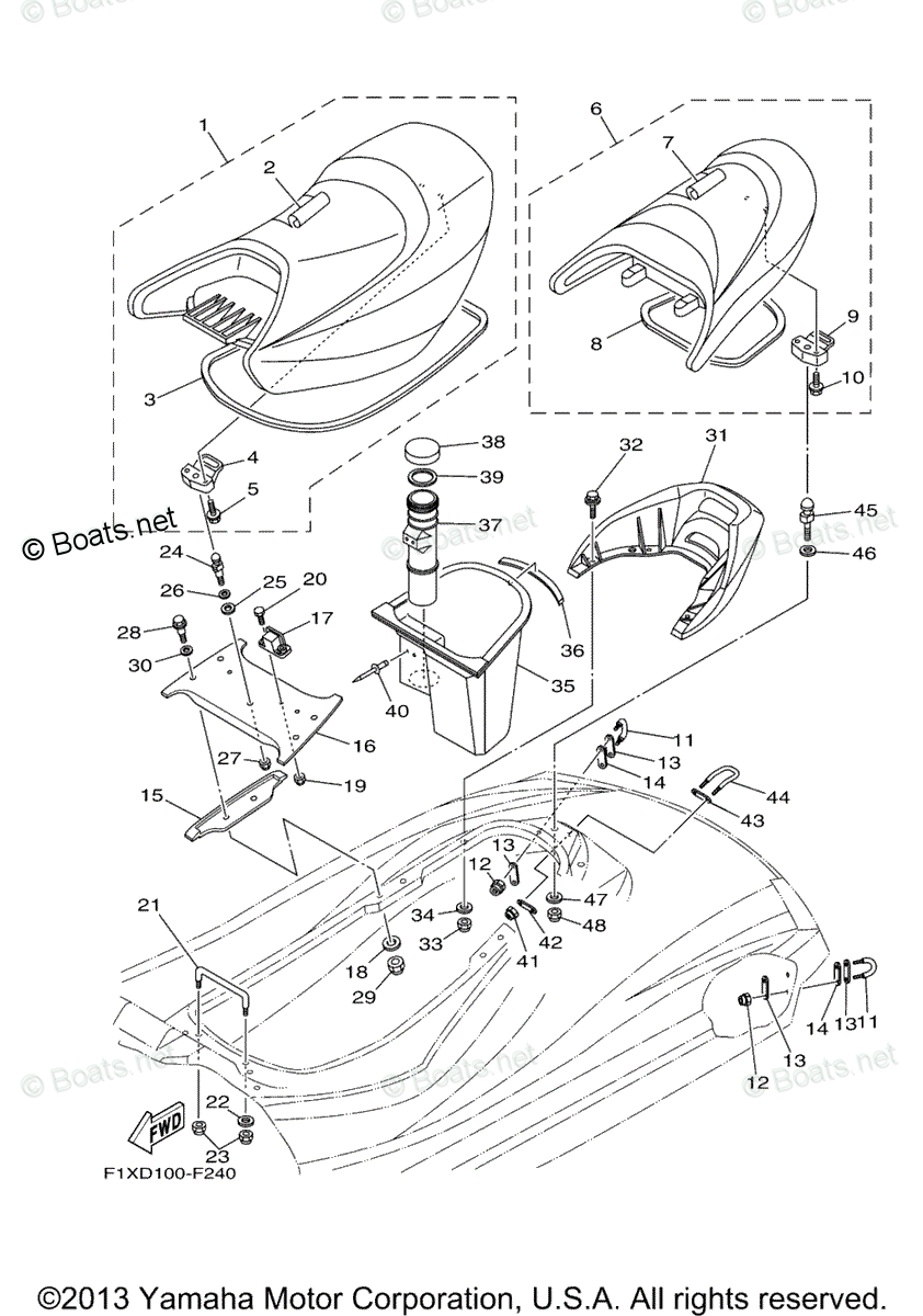 Yamaha Waverunner Oem Parts 2855