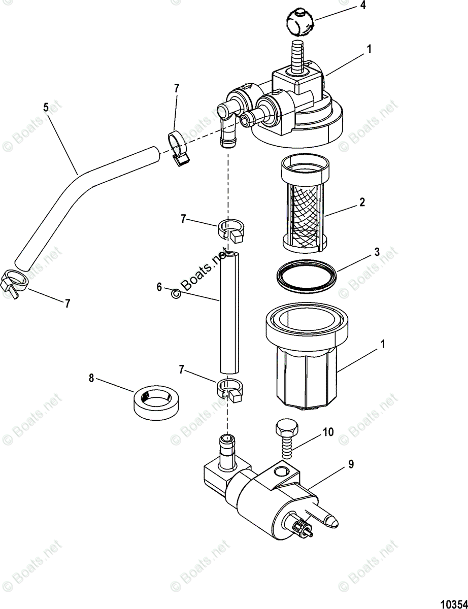 Mercury Fuel Filter Assembly - Wiring Diagram Schemas