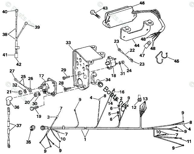 Omc Sterndrive Parts 5 70 Liter Oem Parts Diagram For