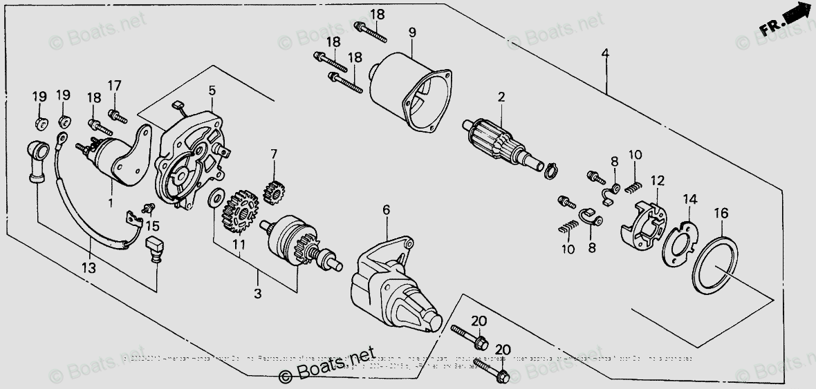 Honda Generator Parts EM5000SX A VIN# EA7-1000001 OEM ...