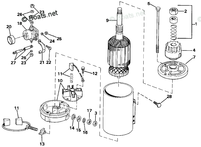 Evinrude Outboard Parts By Hp 90hp Oem Parts Diagram For