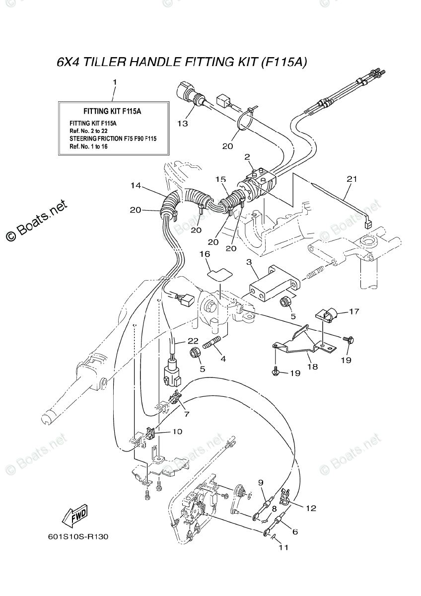 Yamaha F90 Wiring Diagram