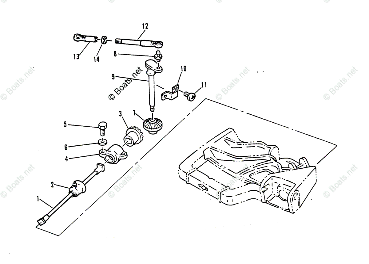 Mercury Mercury & Mariner Outboard Parts by HP & Liter 9.9HP OEM Parts Diagram for Throttle ...