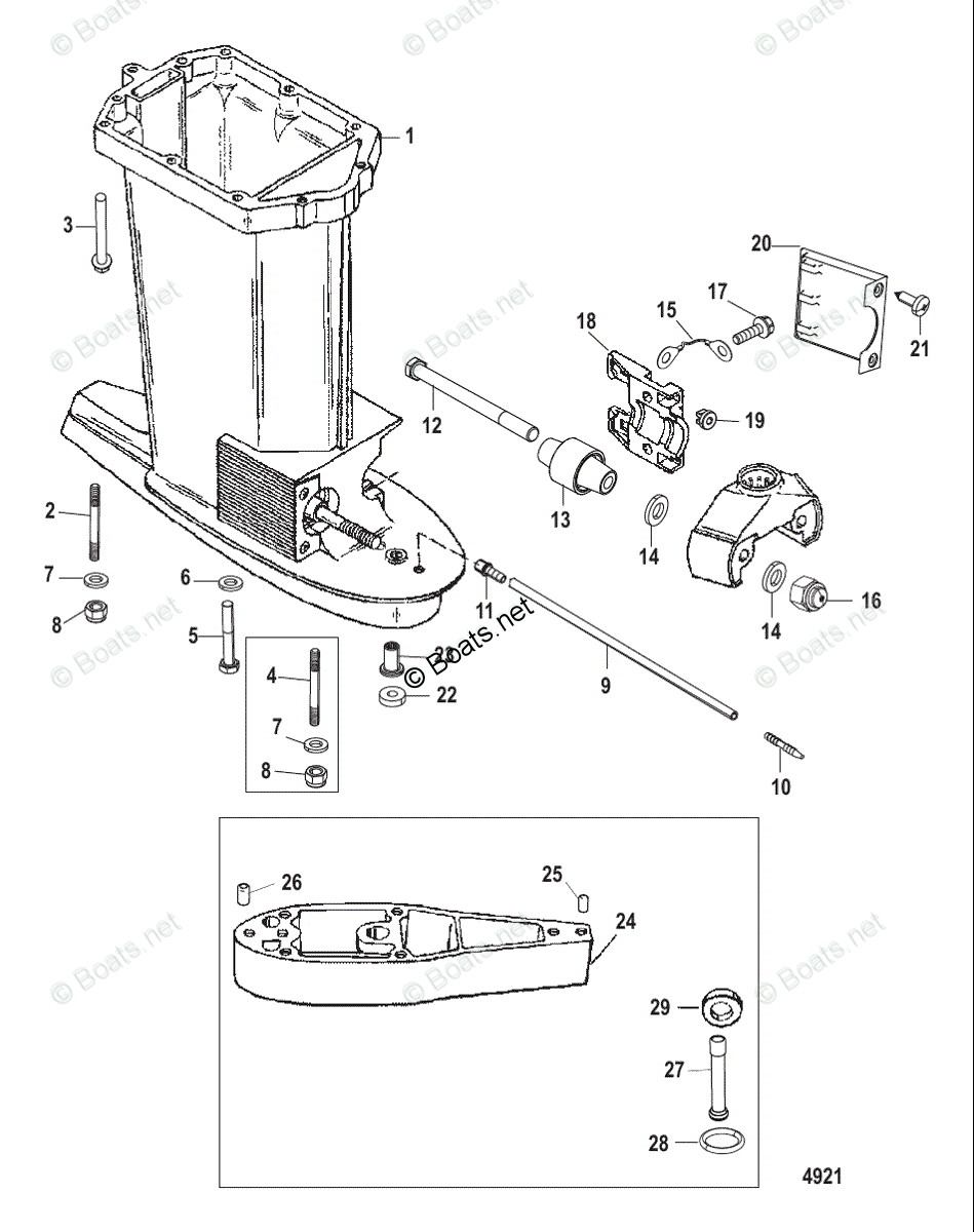 Mercury Mercury & Mariner Outboard Parts by HP & Liter 60HP OEM Parts