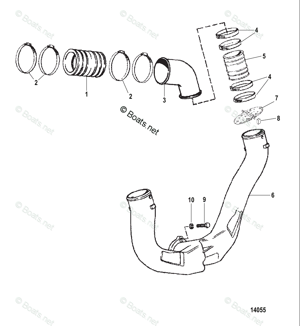 Mercury MerCruiser Sterndrive Parts by Size & Serial Engines - Gas OEM