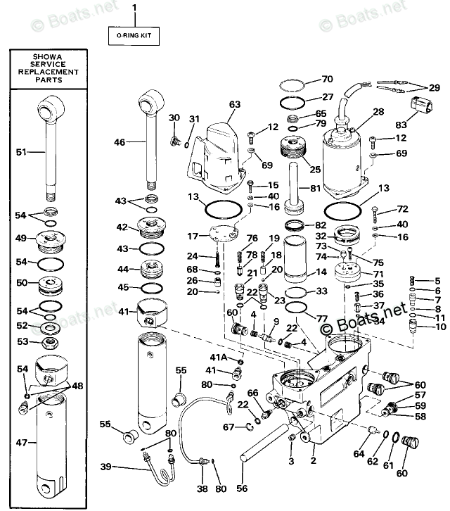 Evinrude Outboard Parts by Year 1984 OEM Parts Diagram for ...